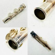 Y007-Z13-71 Muramatsu Flute EX MODEL ムラマツフルート 村松 管楽器 楽器 ハード/ソフトケース付き TOKOROZAWA JAPAN フルート ①_画像8