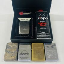 Y628-1111 ▲■ ZIPPO ジッポ オイルライター 5点セット 1992年/2010年/1986年/1999年/2015年 付属品有り 火花有り ライター 喫煙具 ④_画像1