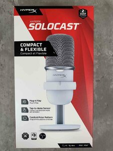 【超美品】HYPERX/ゲーミングマイク/SOLOCAST/SLC001/USB コンデンサー マイク【送料無料】