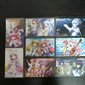 Angel Beats テレカ　８枚セット　　　　未使用品　key エンジェルビーツ　テレホンカード