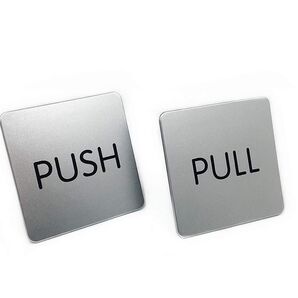 AFKshop PUSH & PULL セット サインプレート プラスチック