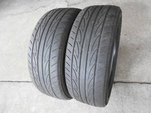 K489 215/45R18 215/45-18 215-45-18 中古2本 ADVAN FLEVA