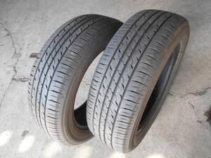 K500 195/60R16 195/60-16 195-60-16 中古2本 ECOFINE イエローハット