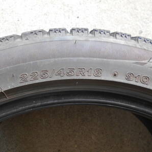 K508 225/45R18 225/45-18 225-45-18 中古2本 BLIZZAK VRX2 の画像8