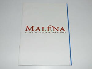 映画パンフレット　MALENA マレーナ　モニカ・ベルッチ