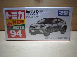 76 絶版・希少 トミカ No 94 トヨタ Ｃ－ＨＲ　2018 ＮＥＷシール付 