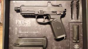 東京マルイ FNX-45 TACTICA TOKYO MARUI ガスガン ガスブロ ホルスター RMR TRIJICON 