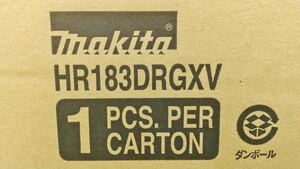 マキタ 18mm充電式ハンマドリル HR183DRGXV　バッテリBL1860B×2本・充電器DC18RF・ケース付 ※集じんシステム付・ビット別売　未使用
