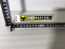 マーシャル SEV MARCHAL ステッカー 正規品 検）Marshall セブ シビエ ルーカス ピア PIAA ロゴ CIBIE 角 デカール 凸_画像2