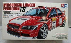 ■【未組立・箱ダメージ・シール欠品】TAMIYA タミヤ 1/24 三菱 ランサーエボリューションVII WRC スポーツカーシリーズ No.257 プラモデル