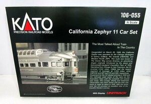 ■【内容物美品】KATO Nゲージ 106-055 California Zephyr 11両セット カリフォルニア ゼファー 外国車両◆ KATO