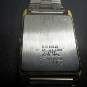 セイコー 腕時計 V701-5E10 クオーツ メンズ SEIKOの画像3