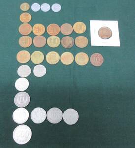 韓国 新・旧硬貨 1.5.10.100.500ウォン まとめて31枚　　#M10