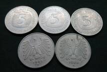 西ドイツ硬貨 7種類 39枚　1・5・10・50ペニヒ/1・2・5マルク #M4_画像7