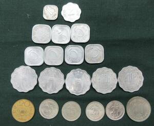 インド 旧硬貨 1960-1970年代　1・2・5・10・20・25・50パイサ　まとめて20枚 #P9