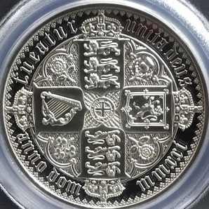 【準最高鑑定】2021年 英国 ロイヤルミント ゴチッククラウン 5ポンド 2オンス 銀貨 PCGS PR69 DCAMの画像3