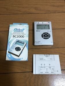 動作品☆BELCAT CHROMATIC TUNER BC2000 BC-2000/SV ギター ベース バイオリン チューナー