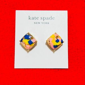 定価14800円新品.本物.最後 Katespade ケイトスペード　マーブル　ピアス