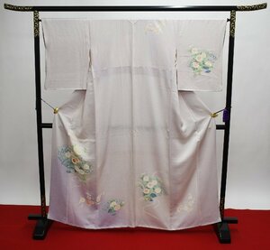 附下訪問着 披露宴 扇子花菊 身丈157cm 裄丈65.5cm ★着物 パーティー t‐1598 桜庭呉服店