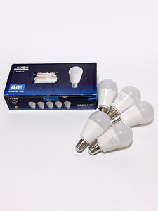 [YON-A60125174] HXWY 6W E17 LED電球 E17口金 調光器対応 60W形相当 省エネ 高輝度 広配光 700LM 100V PSE認証済 電球色 3000K 2個入