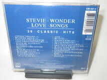 Stevie Wonder / Love Songs : 20 Classic Hits_画像2