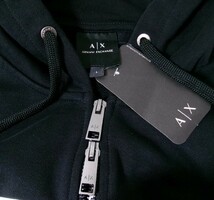 新品★ARMANI EXCHANGE★アルマーニ エクスチェンジ★ジップアップ スウェットパーカー★Lサイズ★ブラック_画像4