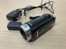 JVC Everio GZ-E180-B FULL HD 純正バッテリー2個付き デジタルビデオカメラ _画像1