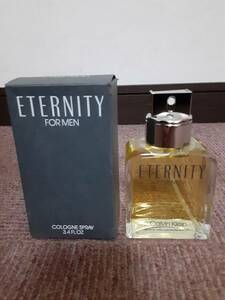 Calvin Klein　カルバンクライン　ETERNITY エタニティ　FOR MEN　3.4FL.OZ　ほぼ未使用品