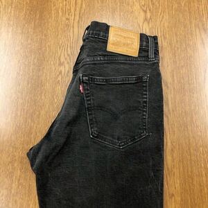 【FA056】Levi's 541 W33 L30 ブラック ジーンズ ジーパン デニムパンツ ストレッチ生地 黒色 メンズブランド古着 リーバイス541 送料無料