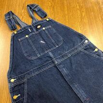 【FA096】Dickies W42 L30 大きいサイズ ビッグサイズ オーバーオール デニム メンズブランド古着 ディッキーズ 送料無料_画像1