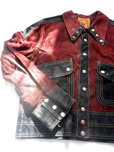 ■ヴィンテージ　スウェード革ジャケットELTORO BRAVO-Genuine Leather サイズ42 US製◆BA/_画像2