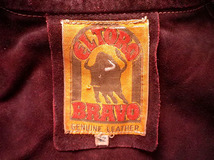■ヴィンテージ　スウェード革ジャケットELTORO BRAVO-Genuine Leather サイズ42 US製◆BA/_画像7