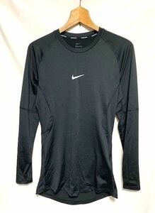 ☆23SS 新品タグ付き　NIKE Pro ナイキプロ　TIGHT L/S FITNESS TOP トレーニングウェア ロングスリーブカットソー ブラック M