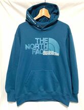 ☆21FW 美品　THE NORTH FACE ノースフェイス　Front Half Dome Hoodie ハーフドームロゴ 裏起毛スウェットフーディ モントレーブルー M_画像1