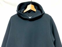 ★21AW 美品　UNIQLO ユニクロ　ウルトラストレッチ ドライスウェットプルパーカ ブラック L_画像2