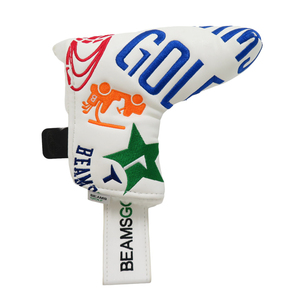 BEAMS GOLF ビームスゴルフ ヘッドカバー　ピン型 総柄 ホワイト系 PT　 [240001889197] ゴルフウェア
