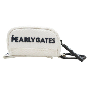 【1円】PEARLY GATES パーリーゲイツ 2022年モデル ボールポーチ ニコちゃん ホワイト系 [240101011441]