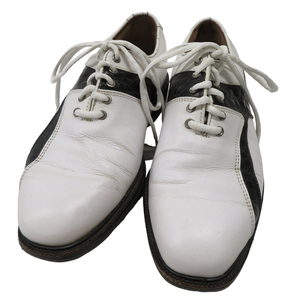 【1円】FOOT JOY フットジョイ 52192J ゴルフシューズ ICON ホワイト系 25 [240001873075]