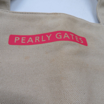 【1円】PEARLY GATES パーリーゲイツ 2WAY キャンバスショルダーバッグ ベージュ系 [240001976768]_画像8