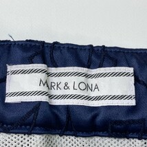 MARK&LONA マークアンドロナ 裏メッシュ ストレッチパンツ 総柄 ブルー系 M [240101104672] ゴルフウェア メンズ_画像6