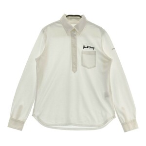 JACK BUNNY ジャックバニー 長袖ポロシャツ ホワイト系 0 [240101097258] ゴルフウェア レディース