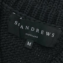 ST ANDREWS セントアンドリュース Vネック ニットベスト ブラック系 M [240101105653] ゴルフウェア メンズ_画像5
