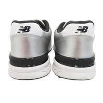 【1円】NEW BALANCE GOLF ニューバランスゴルフ WGBS996 スパイクレスゴルフシューズ BOA シルバー系 23.5cm [240001929873]_画像3