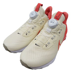 【1円】NIKE GOLF ナイキゴルフ CV0756-105 AIR ZOOM INFINITY TOUR BOA ゴルフシューズ ホワイト系 24.5cm [240101044327]