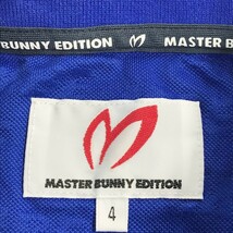 MASTER BUNNY EDITION マスターバニーエディション 半袖ポロシャツ 10周年モデル 総柄 ブルー系 4 [240001923151] ゴルフウェア メンズ_画像6