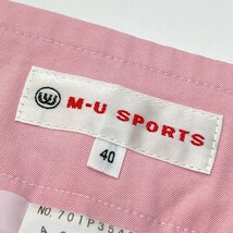 MU SPORTS エムユースポーツ インナー付きスカート 花柄 ピンク系 40 [240101108512] ゴルフウェア レディース_画像5