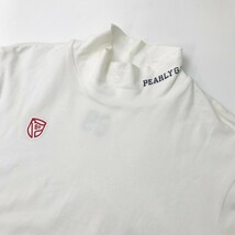 PEARLY GATES パーリーゲイツ ハイネック 長袖インナーTシャツ ホワイト系 5 [240001885285] ゴルフウェア メンズ_画像3