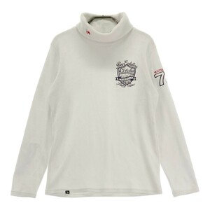 GOTCHA ガッチャ 裏アルミ タートルネック 長袖Tシャツ シャギー ホワイト系 S [240101111398] ゴルフウェア メンズ