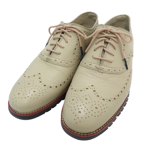 COLE HAAN コールハーン C32880 ゼログランド ウイングチップ ドレスシューズ ベージュ系 8 1/2 [240101111408] メンズ