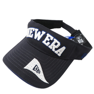 【美品】NEW ERA ニューエラ サンバイザー ネイビー系 [240101103635] ゴルフウェア